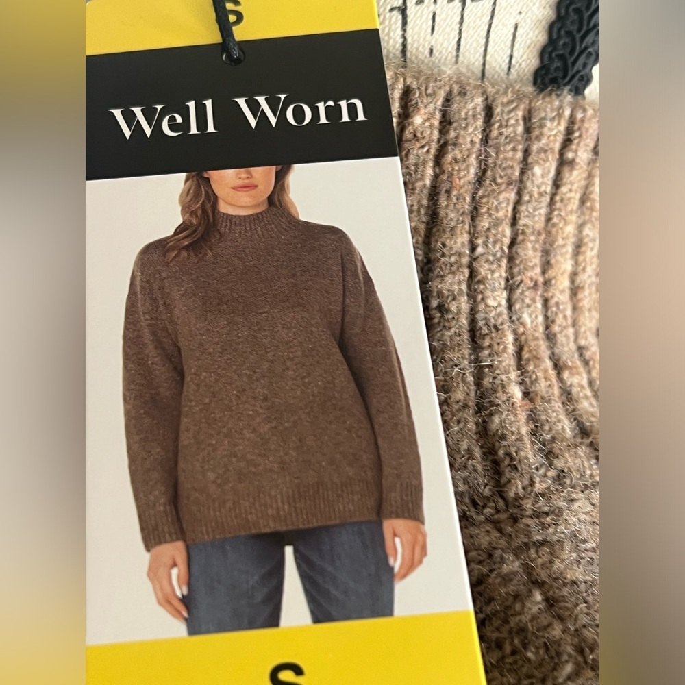 🆕 Brand: “Well Worn” Ladies' Nep Yarn Sweater - Picture 10 of 13